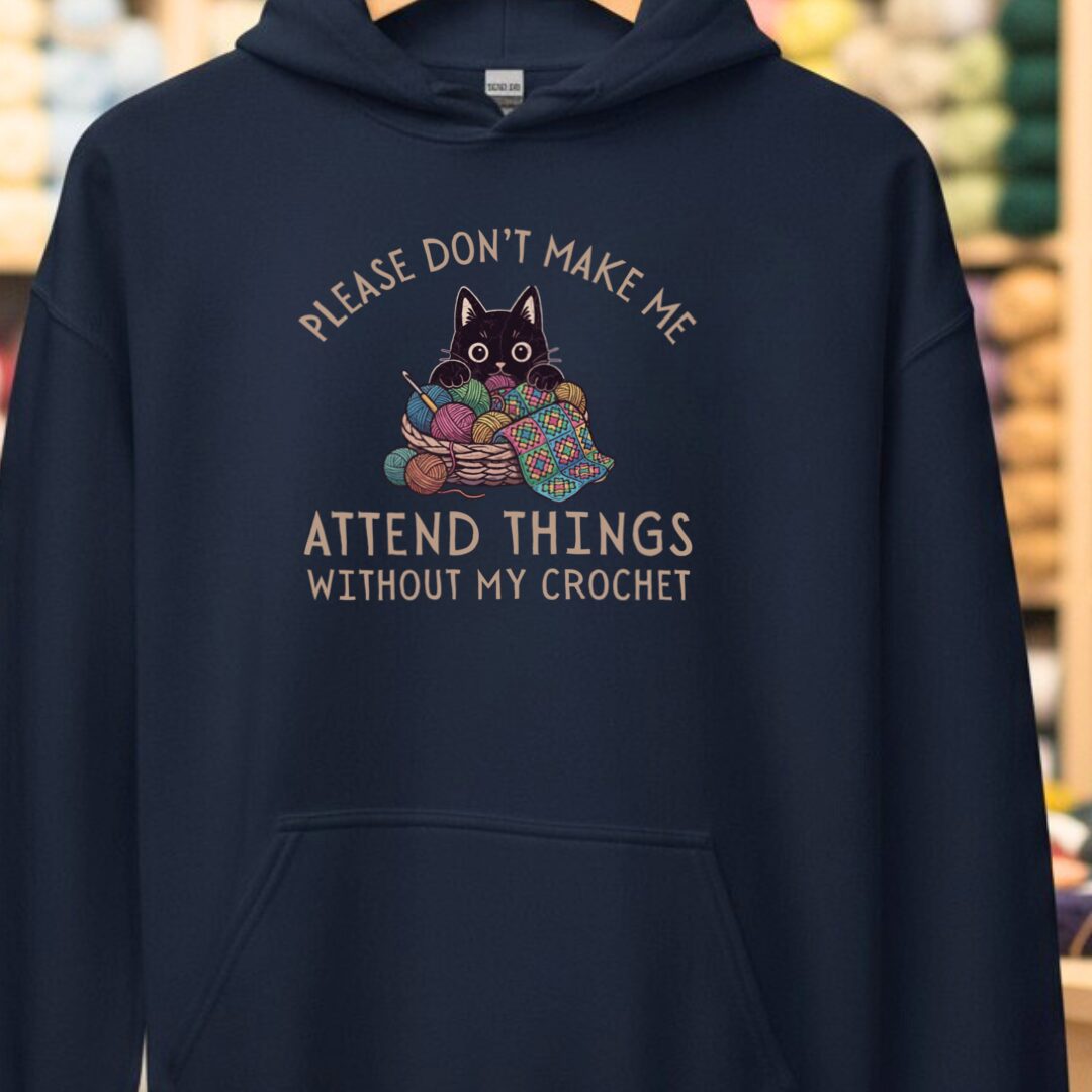 Crochet Attend Things Navy Hoodie.jpg