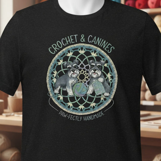 Crochet & Canines T-Shirt Black t-shirt