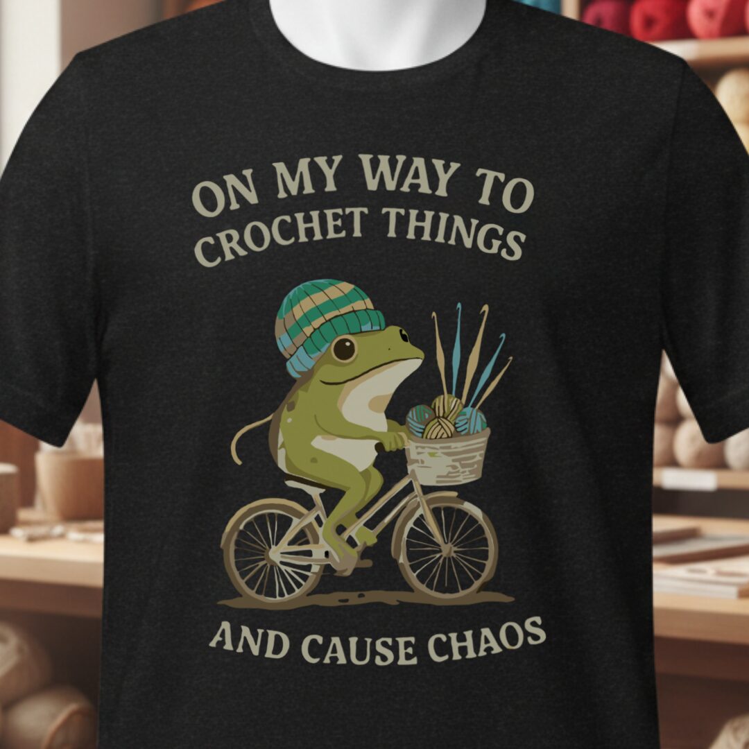 Crochet & Chaos T-Shirt Black t-shirt