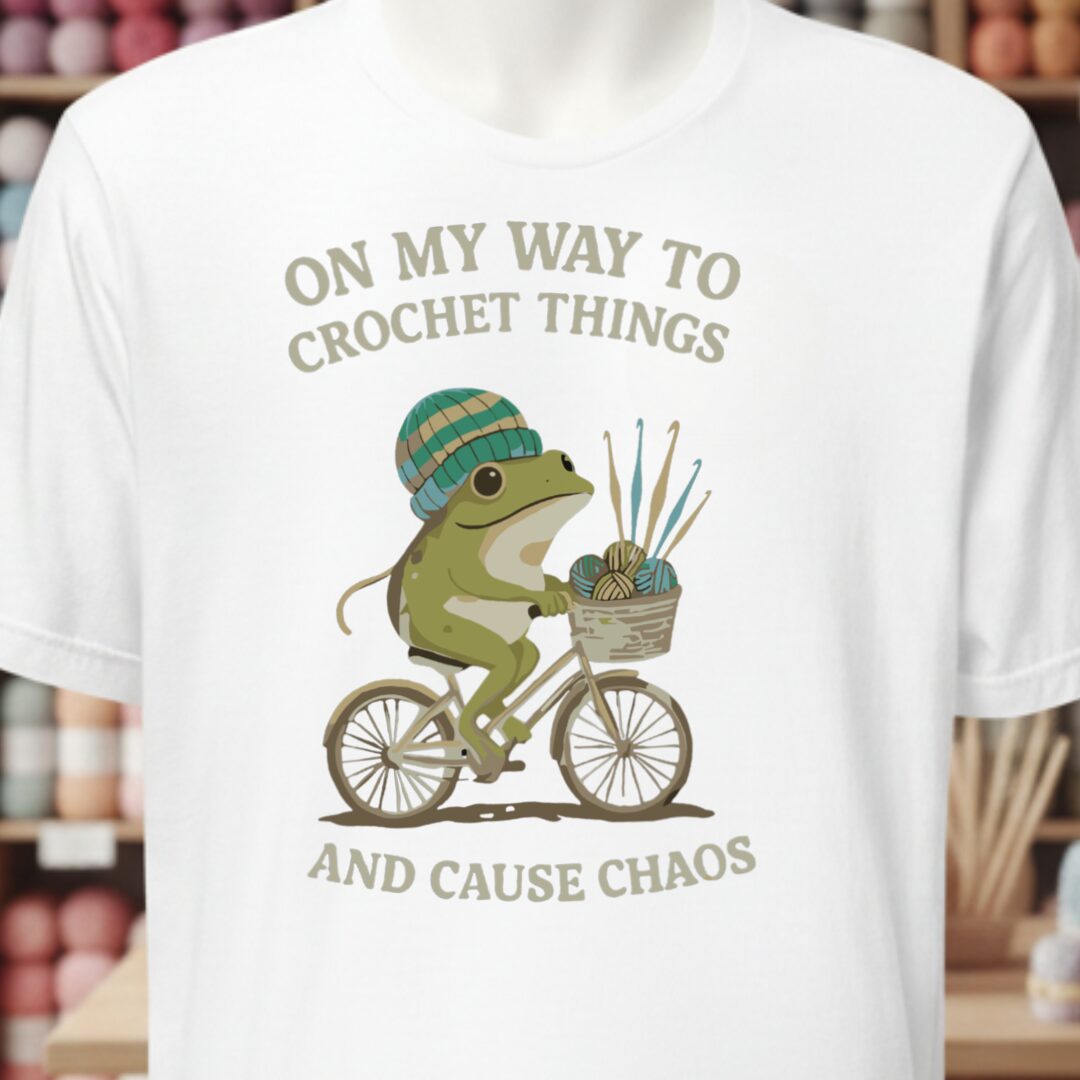 Crochet & Chaos T-Shirt White t-shirt