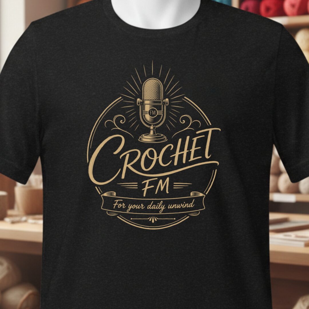 Crochet FM T-Shirt Black t-shirt