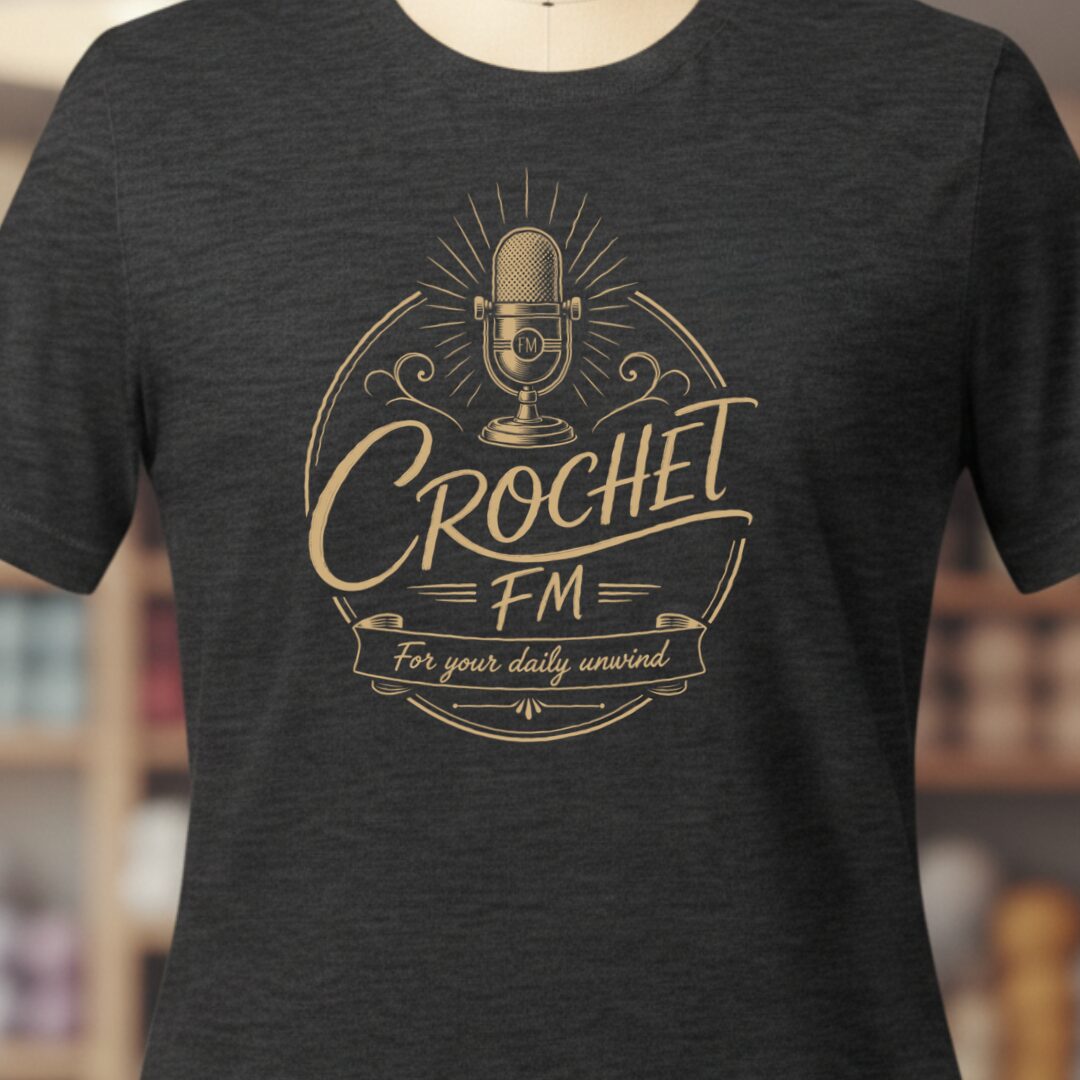 Crochet FM T-Shirt Dark Grey t-shirt