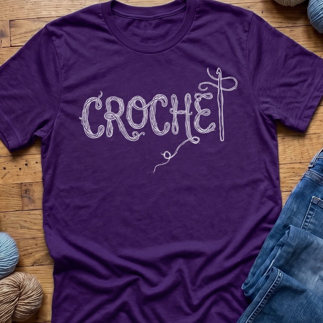 Crochet Text Purple T-Shirt.jpg