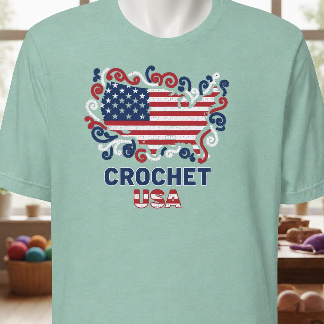 Crochet USA T-Shirt Sea Breeze t-shirt