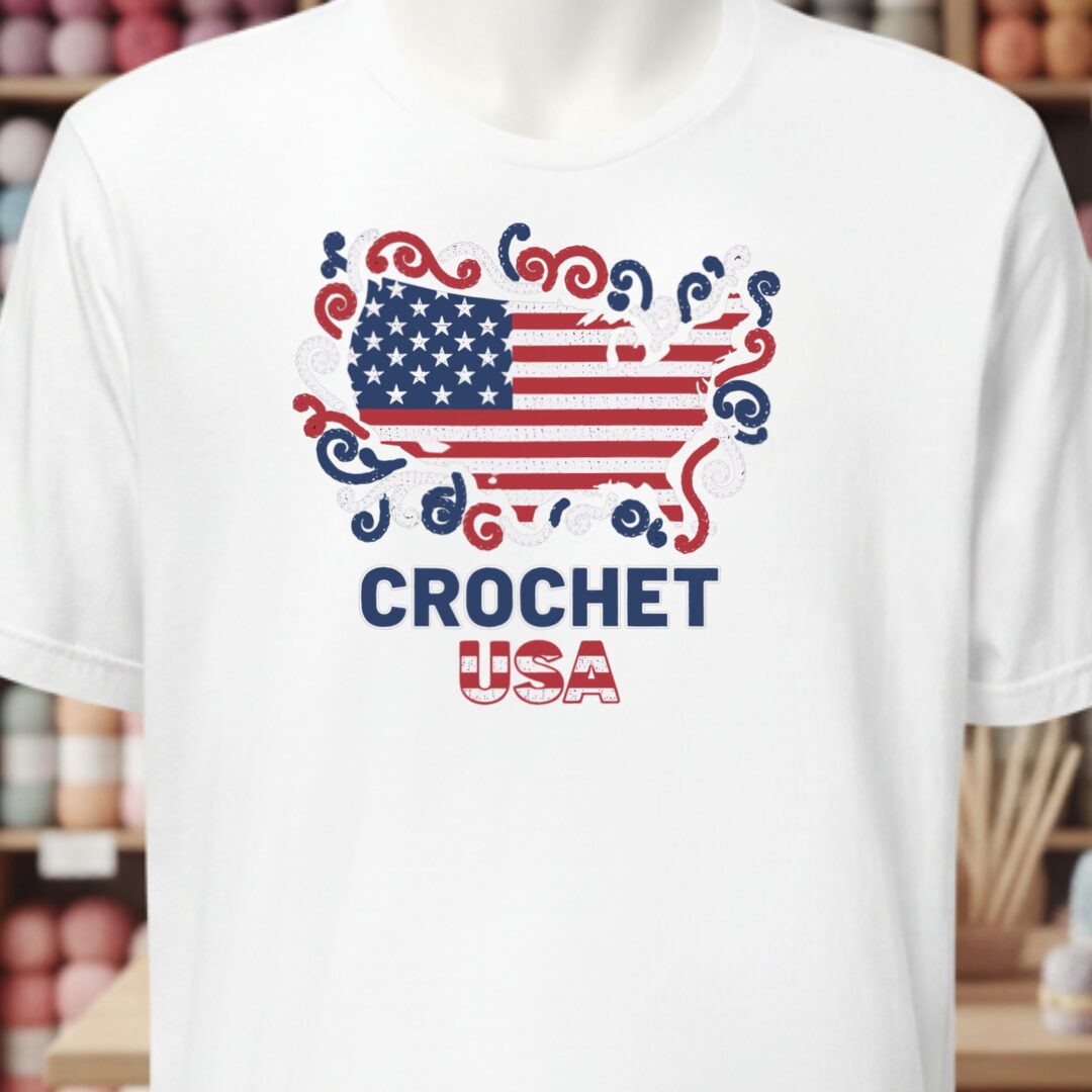 Crochet USA T-Shirt White t-shirt