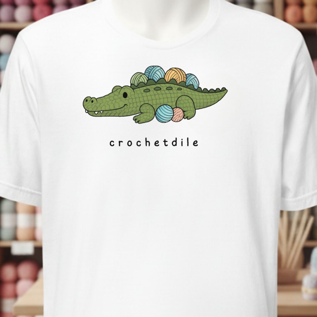 Crochetdile T-Shirt White t-shirt