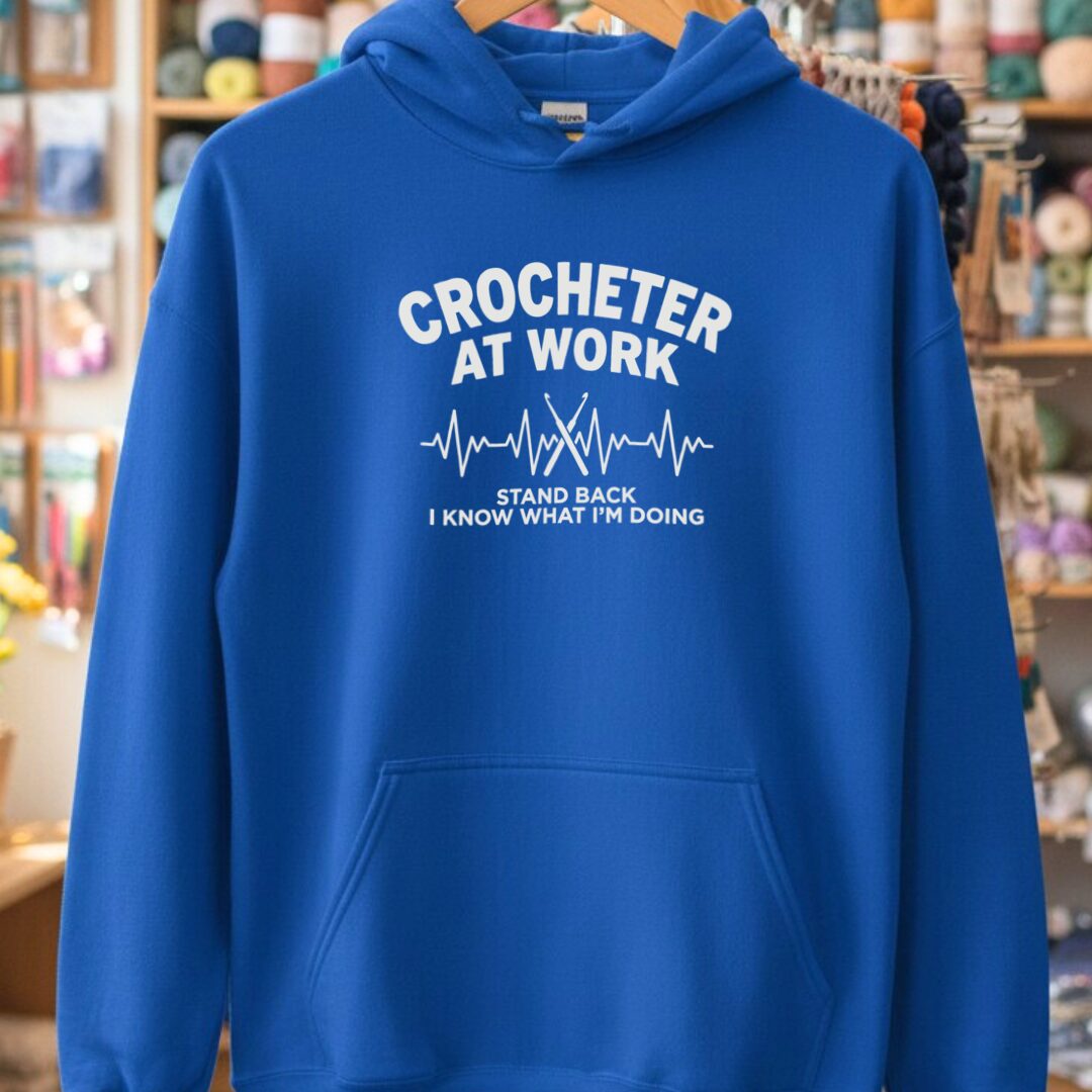 Crocheter At Work Royal Hoodie.jpg