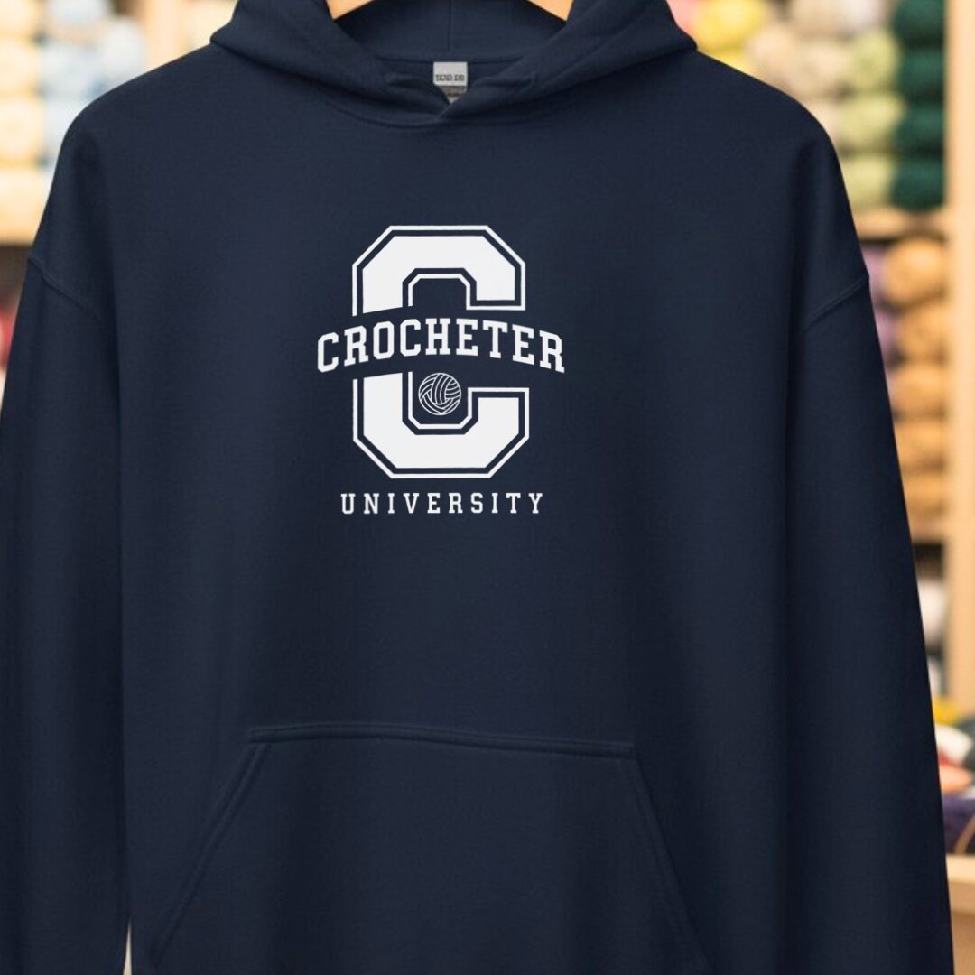 Crocheter University Navy Hoodie.jpg