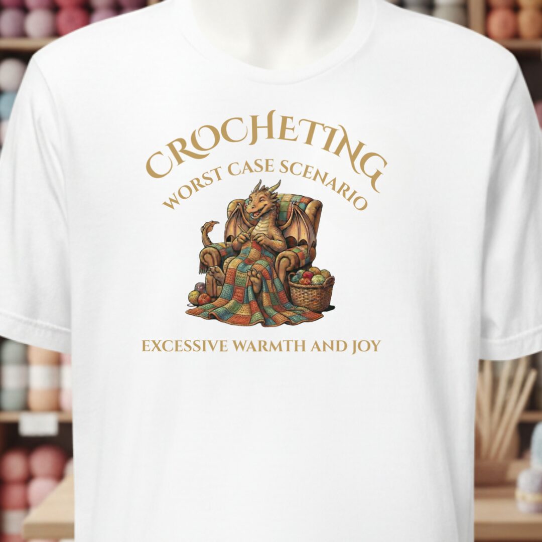 Crocheting Scenario T-Shirt White t-shirt