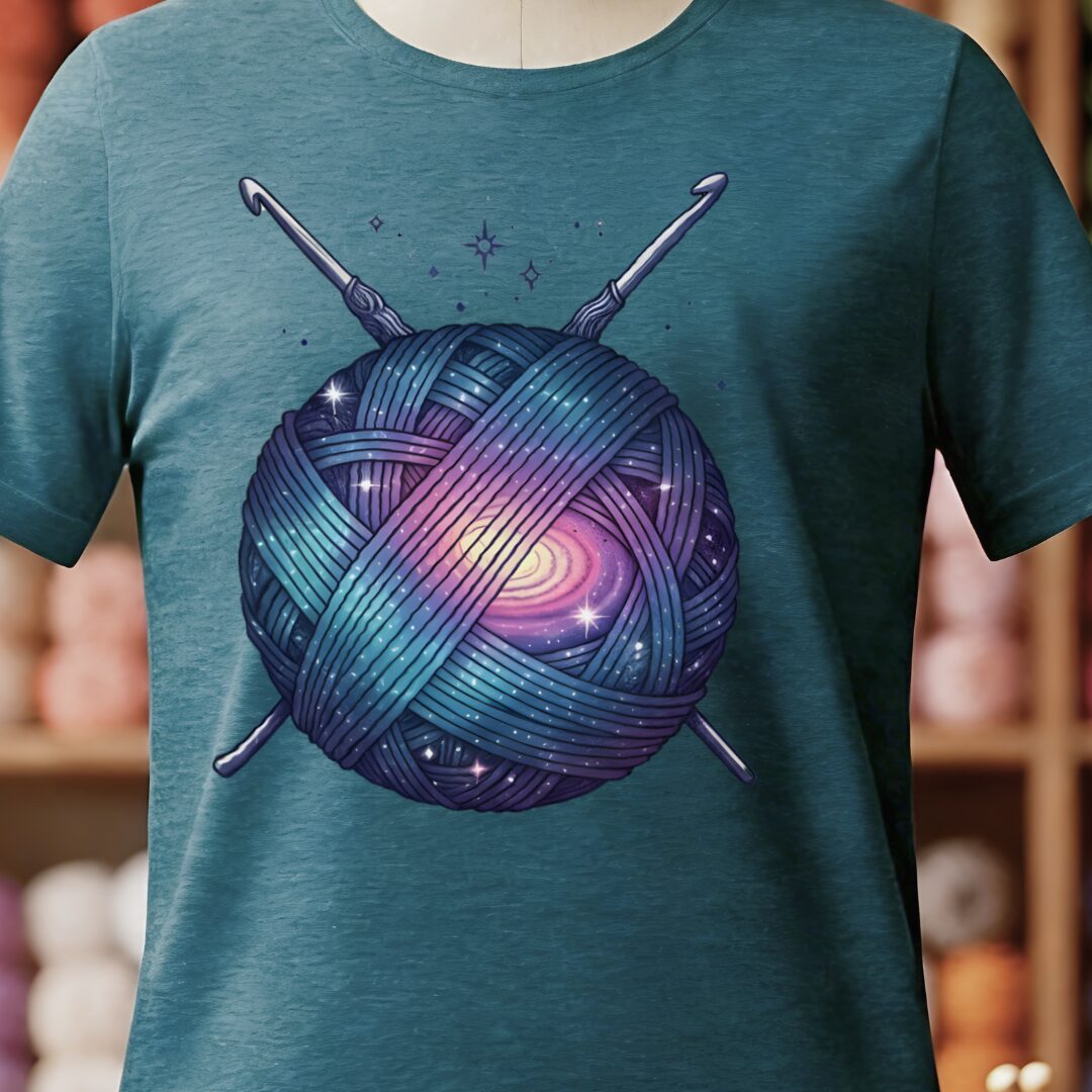 Crochetverse T-Shirt Teal Blue t-shirt