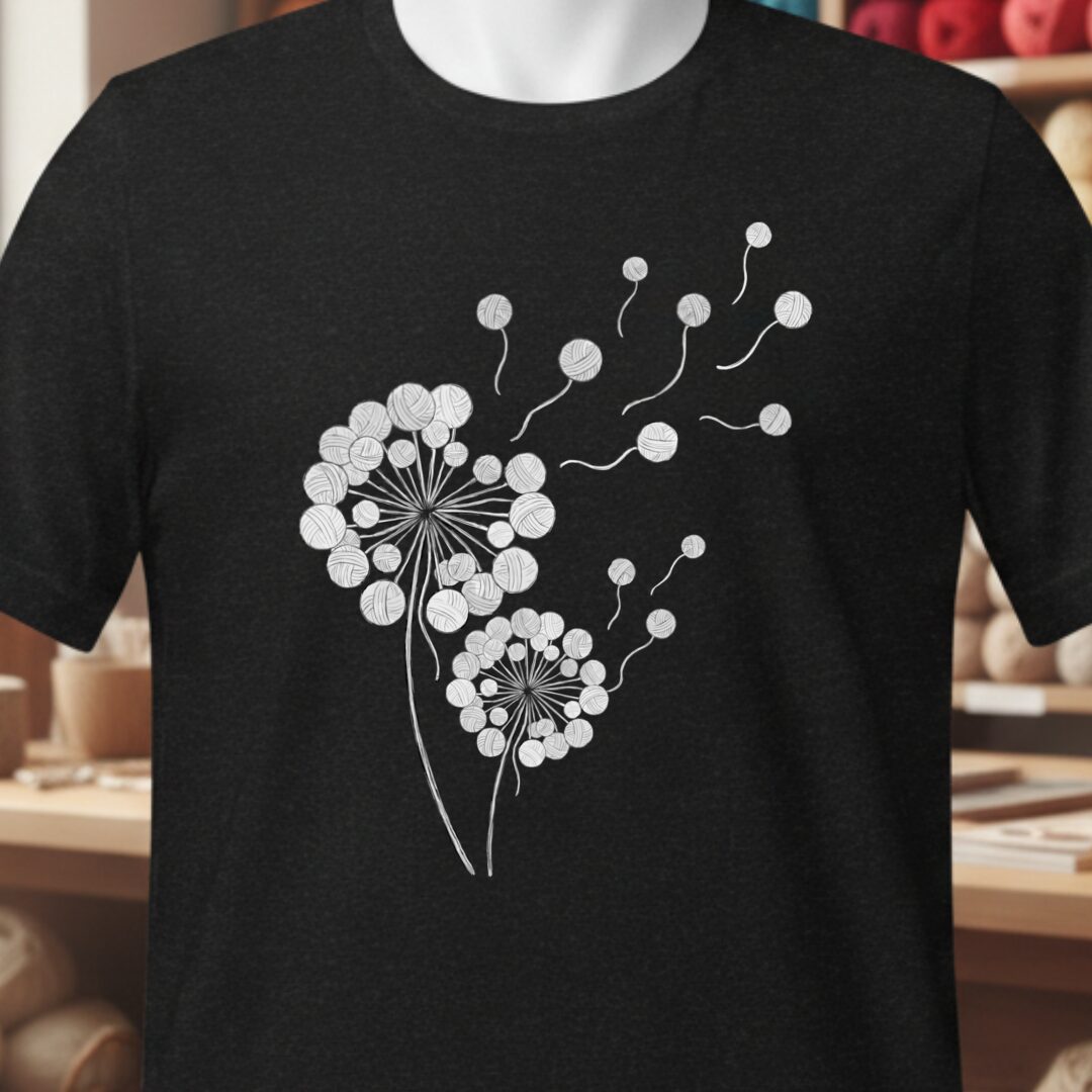 Dandelion T-Shirt Black t-shirt