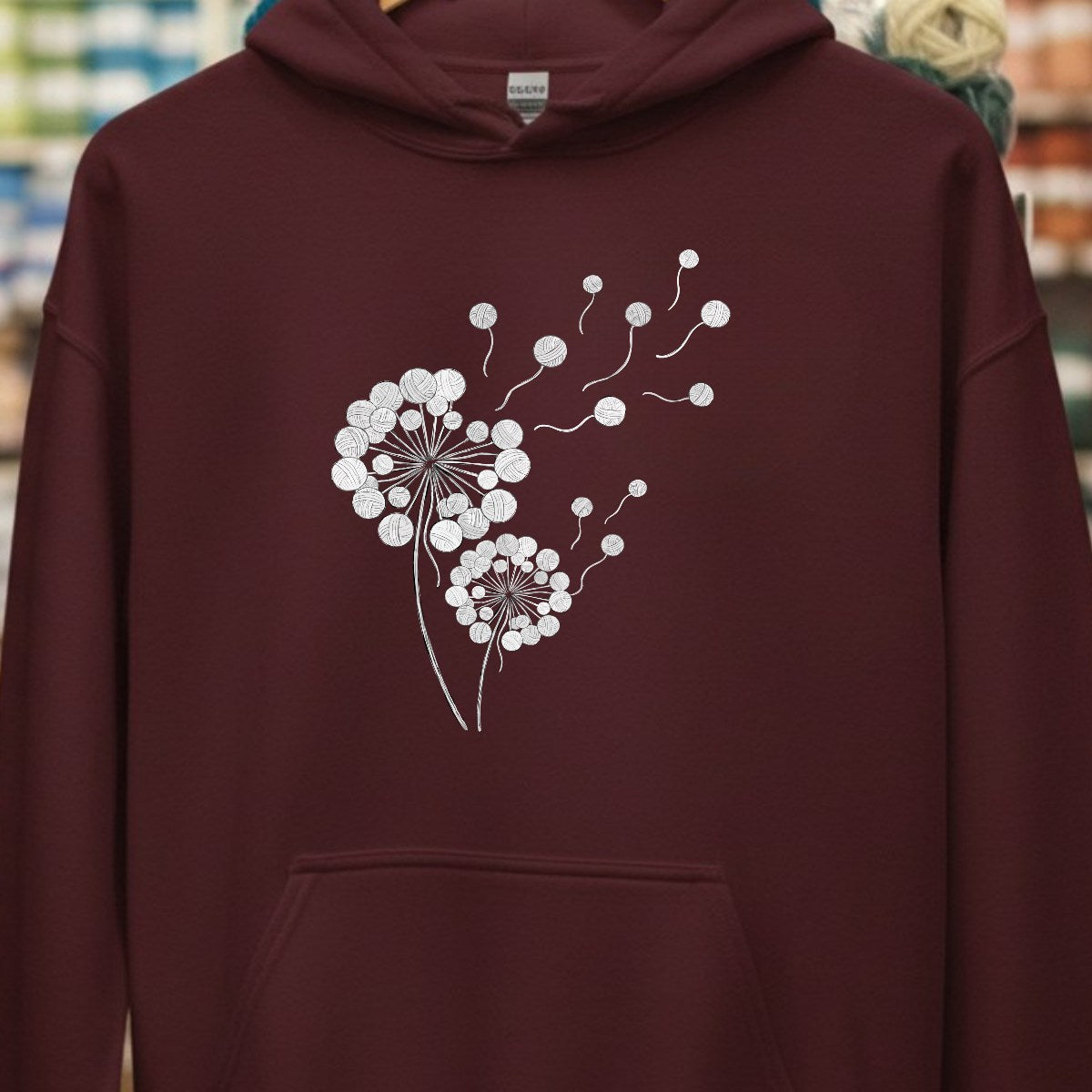 Dandelion Maroon Hoodie.jpg
