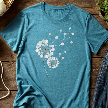 Dandelion T-Shirt Teal Blue t-shirt