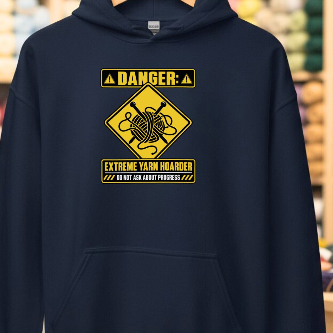 Danger Hoodie Navy t-shirt