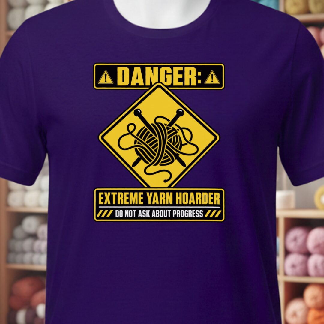 Danger T-Shirt Purple t-shirt