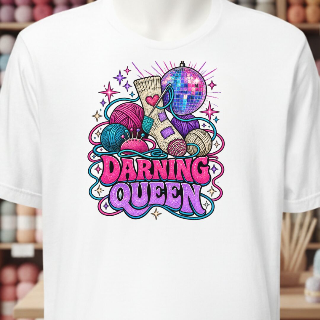 Darning Queen T-Shirt White t-shirt