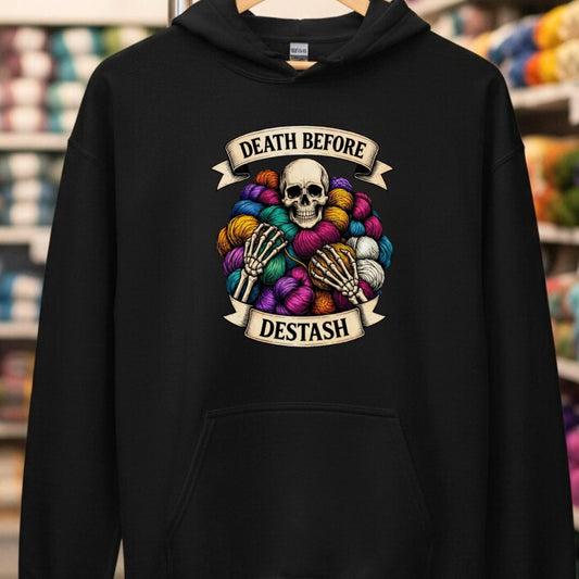 Death Before Destash Black Hoodie.jpg
