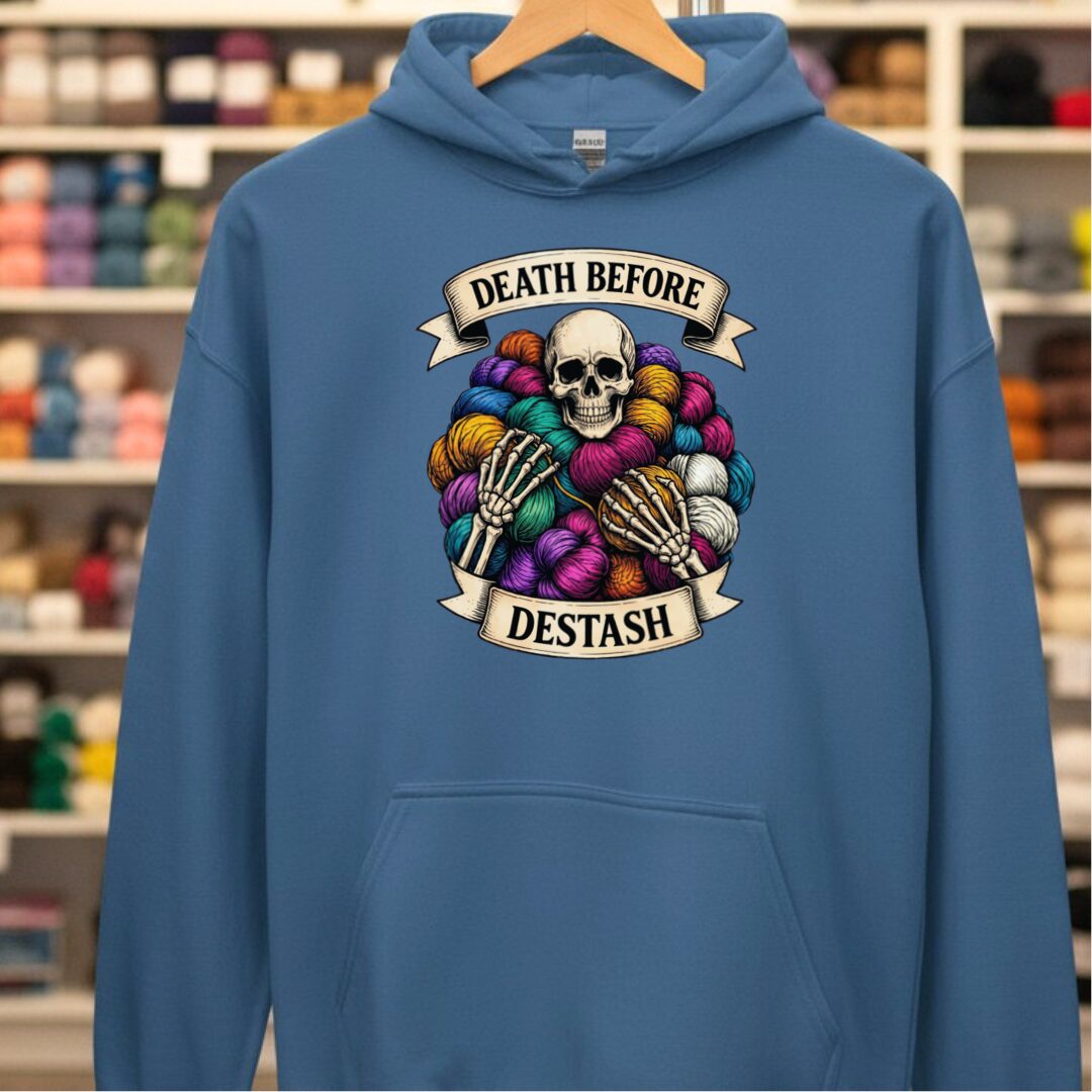 Death Before Destash Indigo Blue Hoodie.jpg