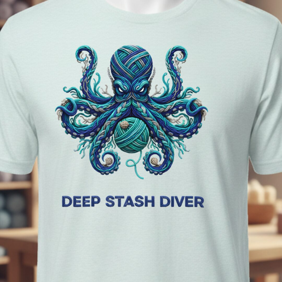 Deep Stash Divers T-Shirt Ice Blue t-shirt