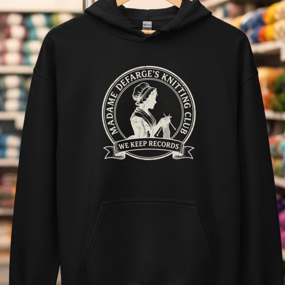 Defarge Records Black Hoodie.jpg