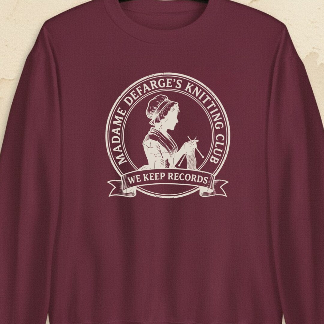 Defarge Records Maroon Sweatshirt.jpg