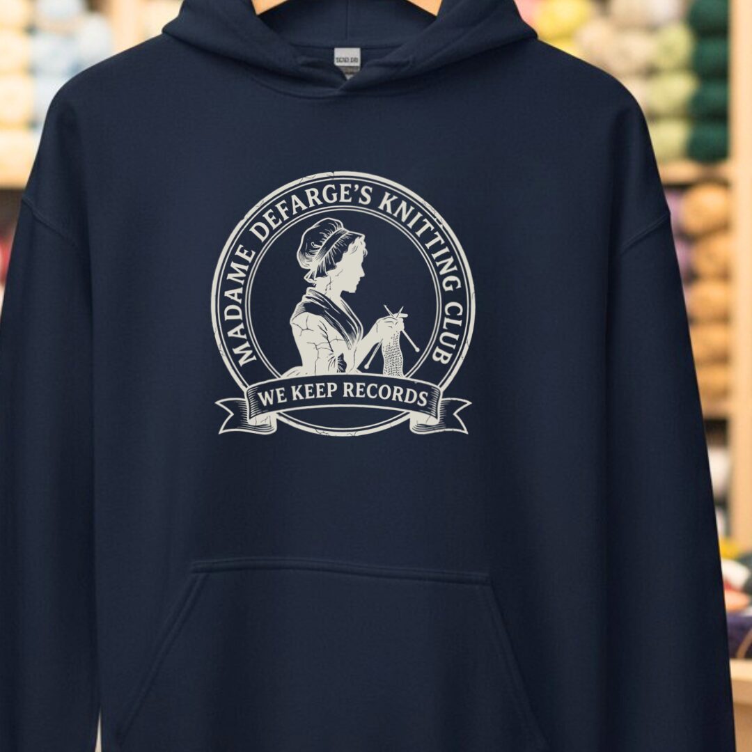 Defarge Records Navy Hoodie.jpg
