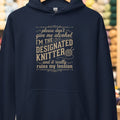 Designated Knitter Navy Hoodie.jpg