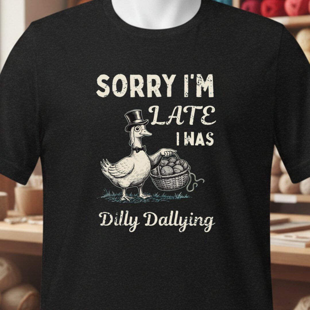 Dilly Dallying T-Shirt Black t-shirt