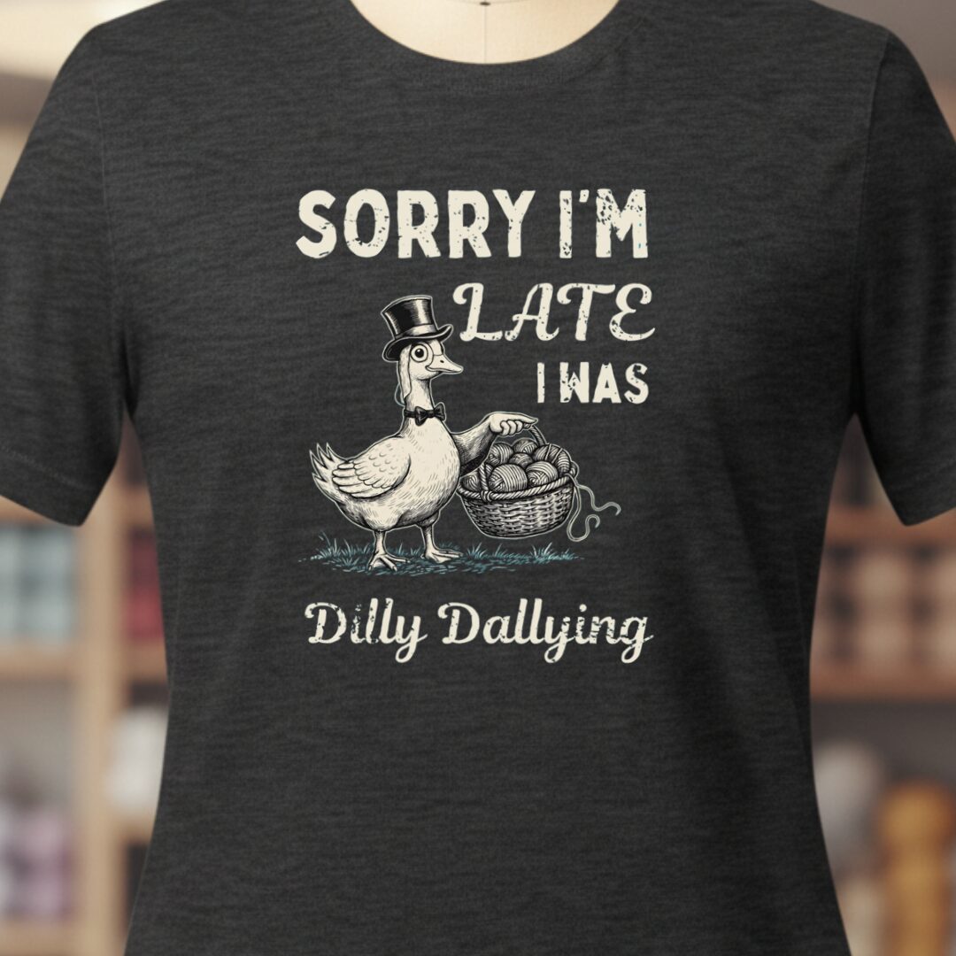 Dilly Dallying T-Shirt Dark Grey t-shirt
