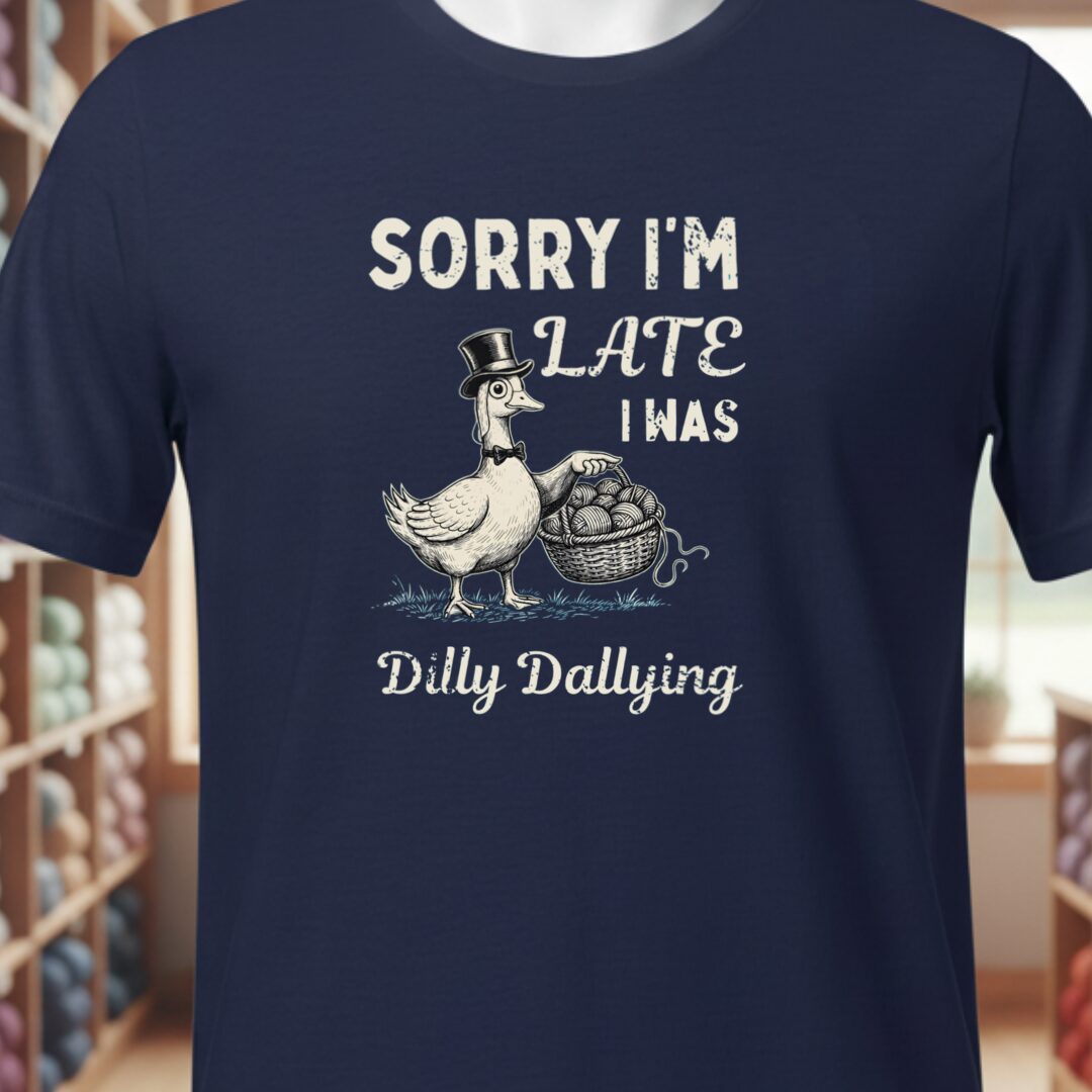 Dilly Dallying T-Shirt Navy t-shirt