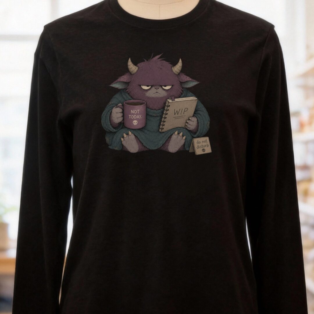 Do Not Disturb Black Long Sleeve Tee.jpg