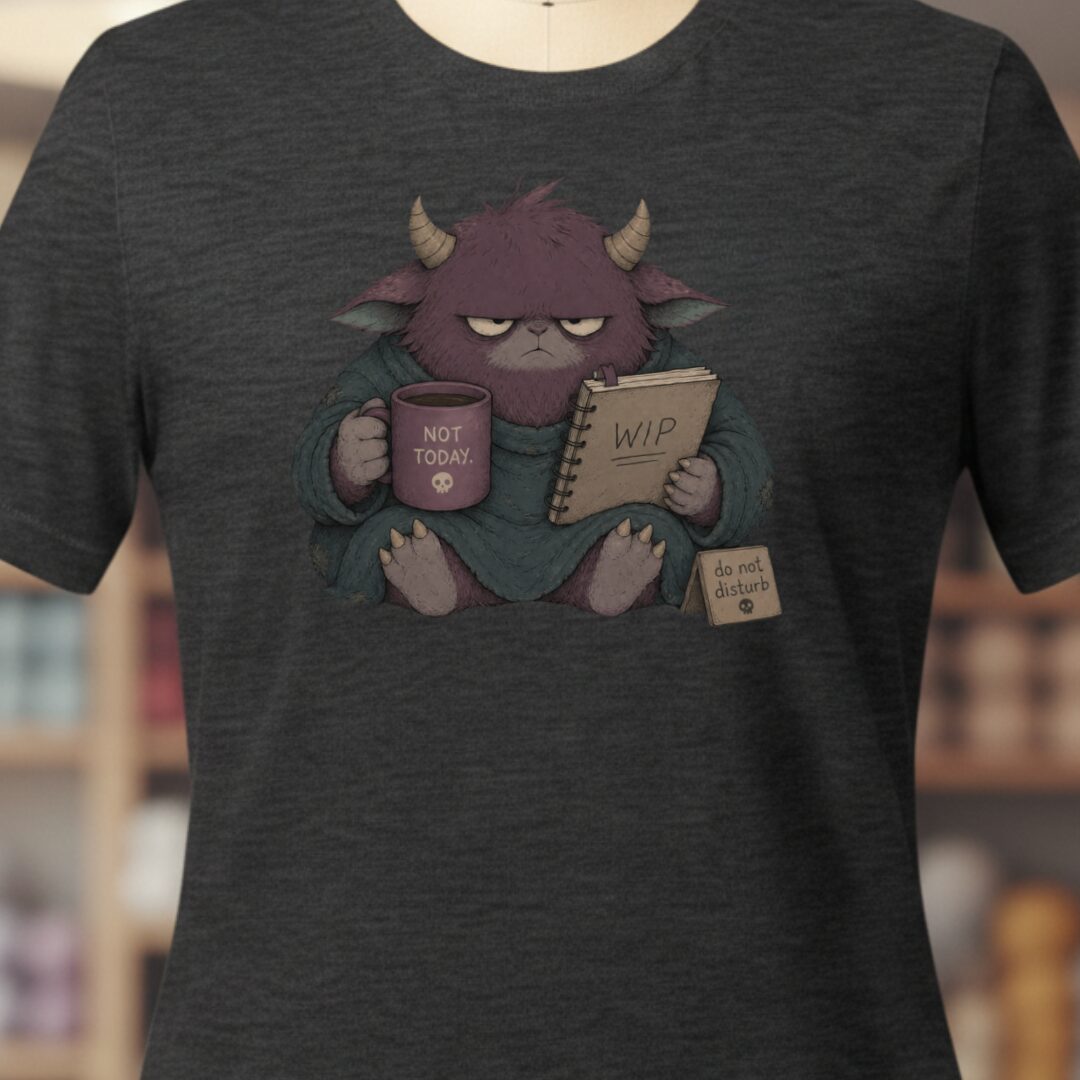 Do Not Disturb Dark Grey T-Shirt.jpg