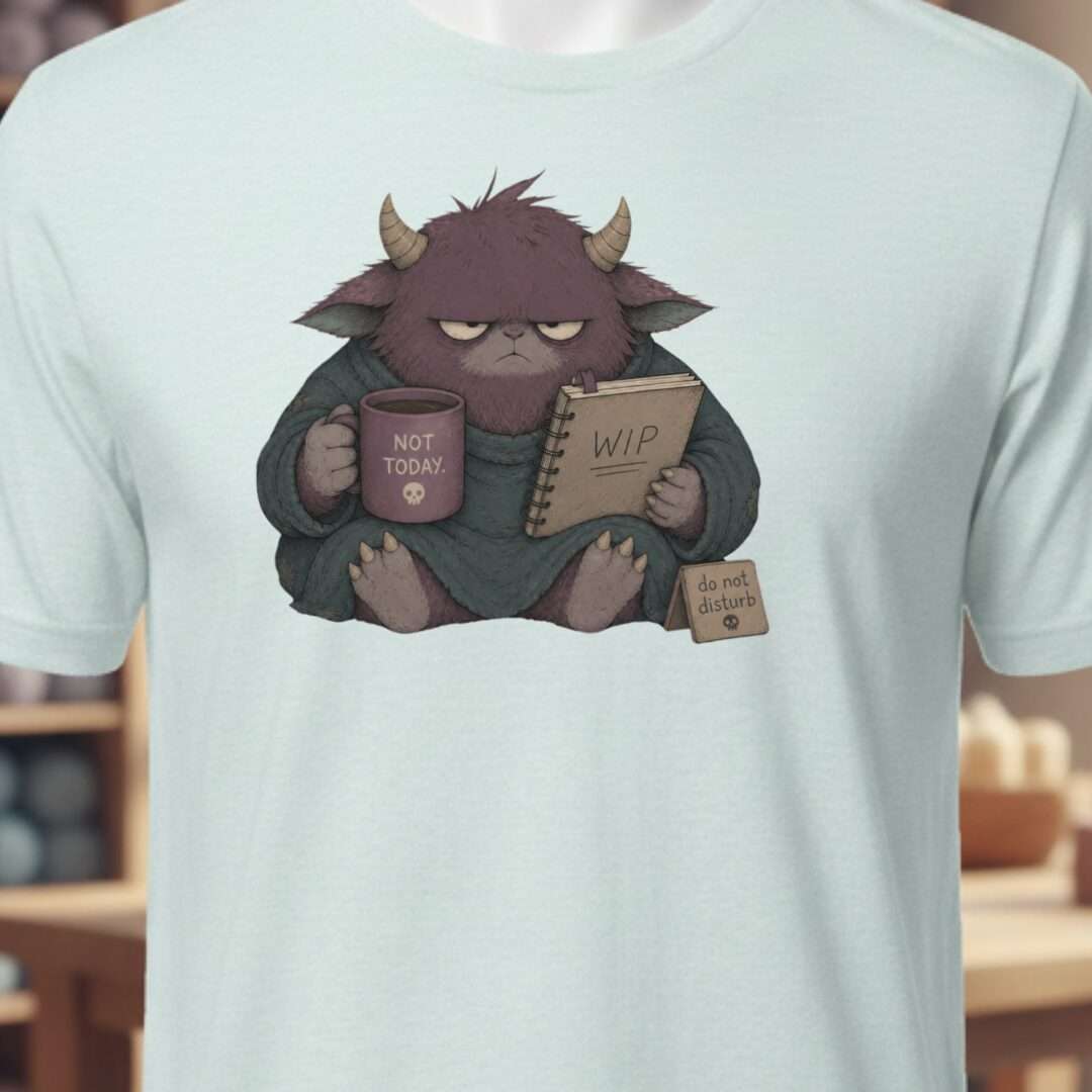 Do Not Disturb Ice Blue T-Shirt.jpg