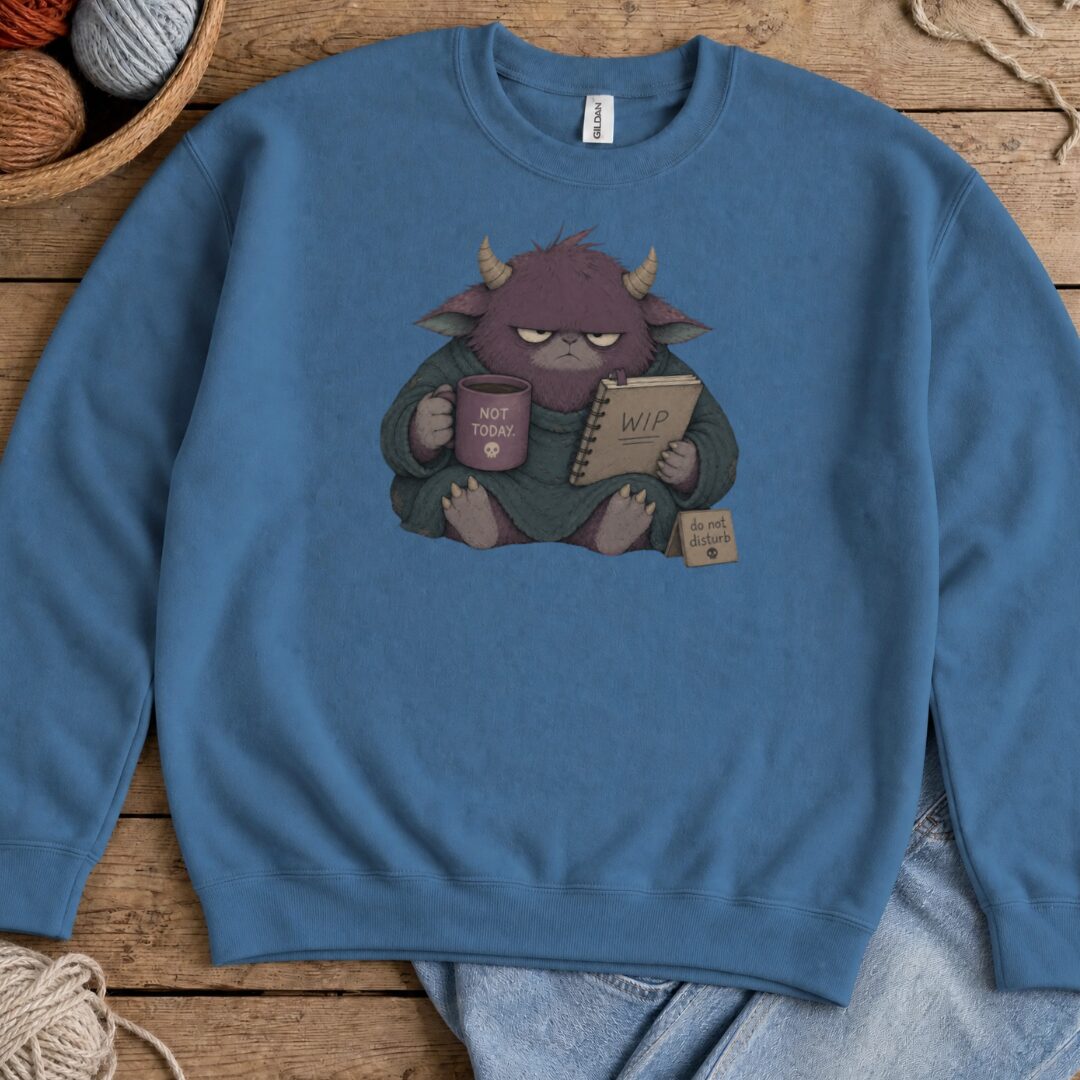 Do Not Disturb Indigo Blue Sweatshirt.jpg