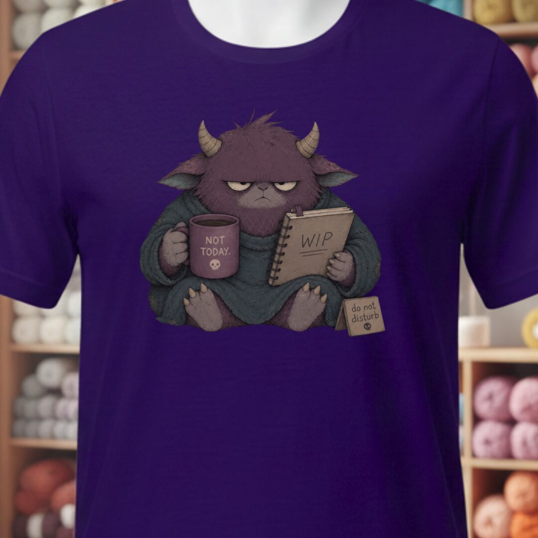 Do Not Disturb Purple T-Shirt.jpg