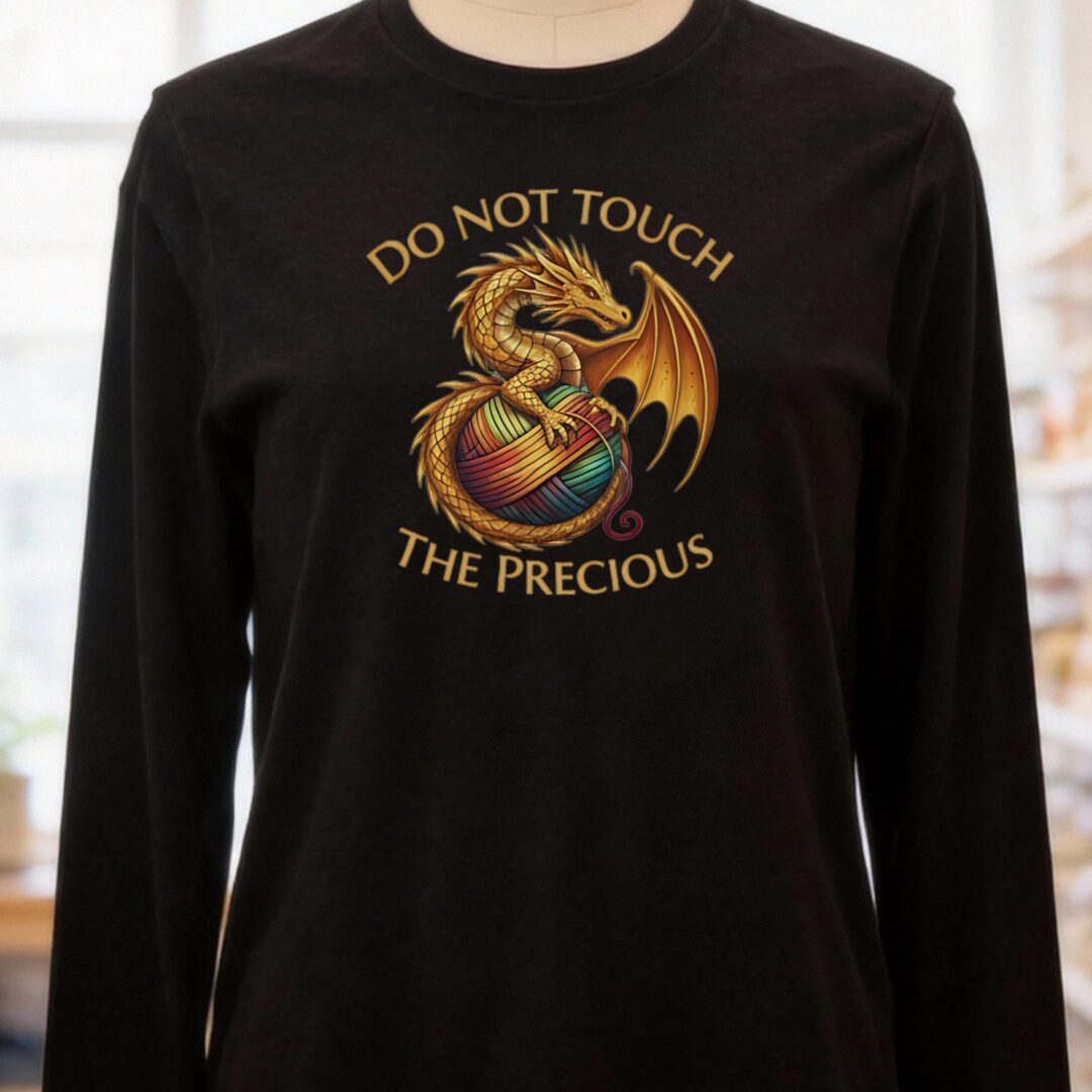 Do Not Touch Long Sleeve Tee Black Heather t-shirt