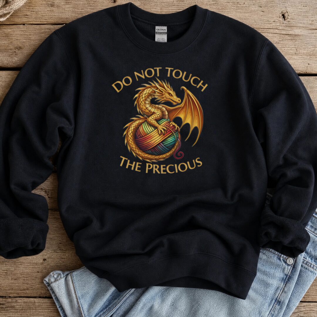 Do Not Touch Sweatshirt Black t-shirt