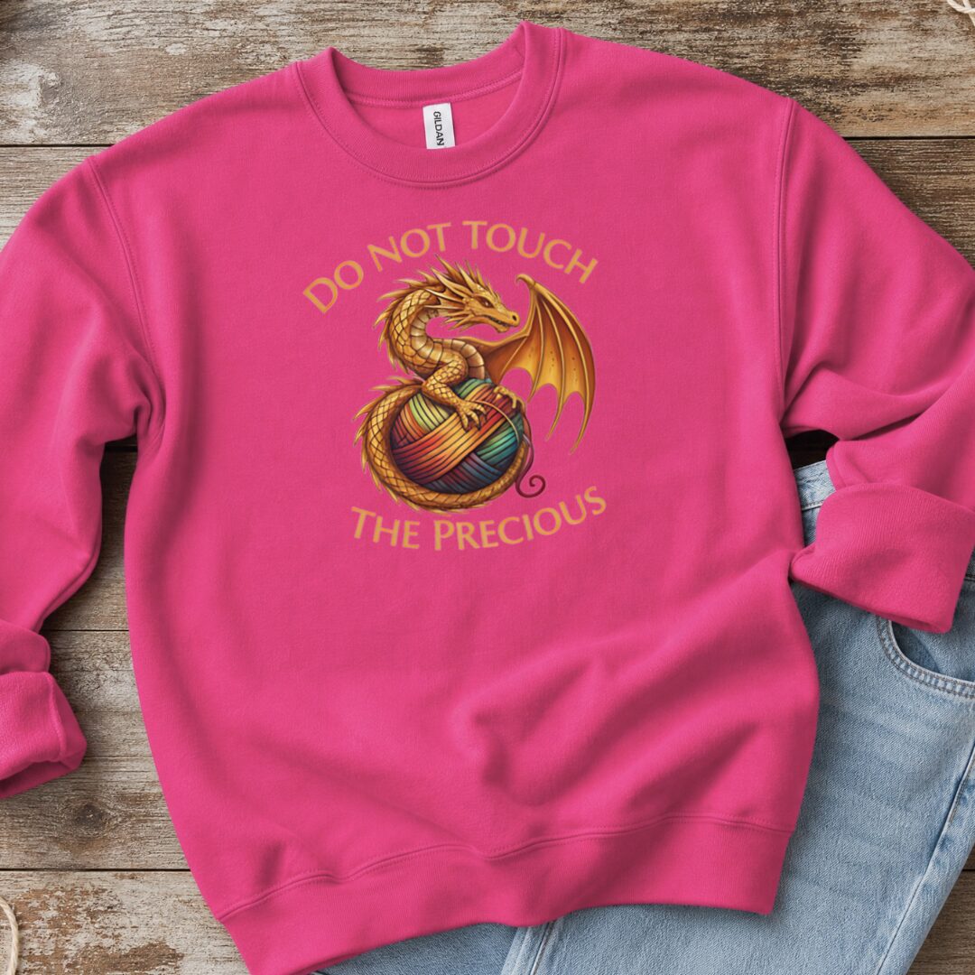 Do Not Touch Sweatshirt Bright Pink t-shirt