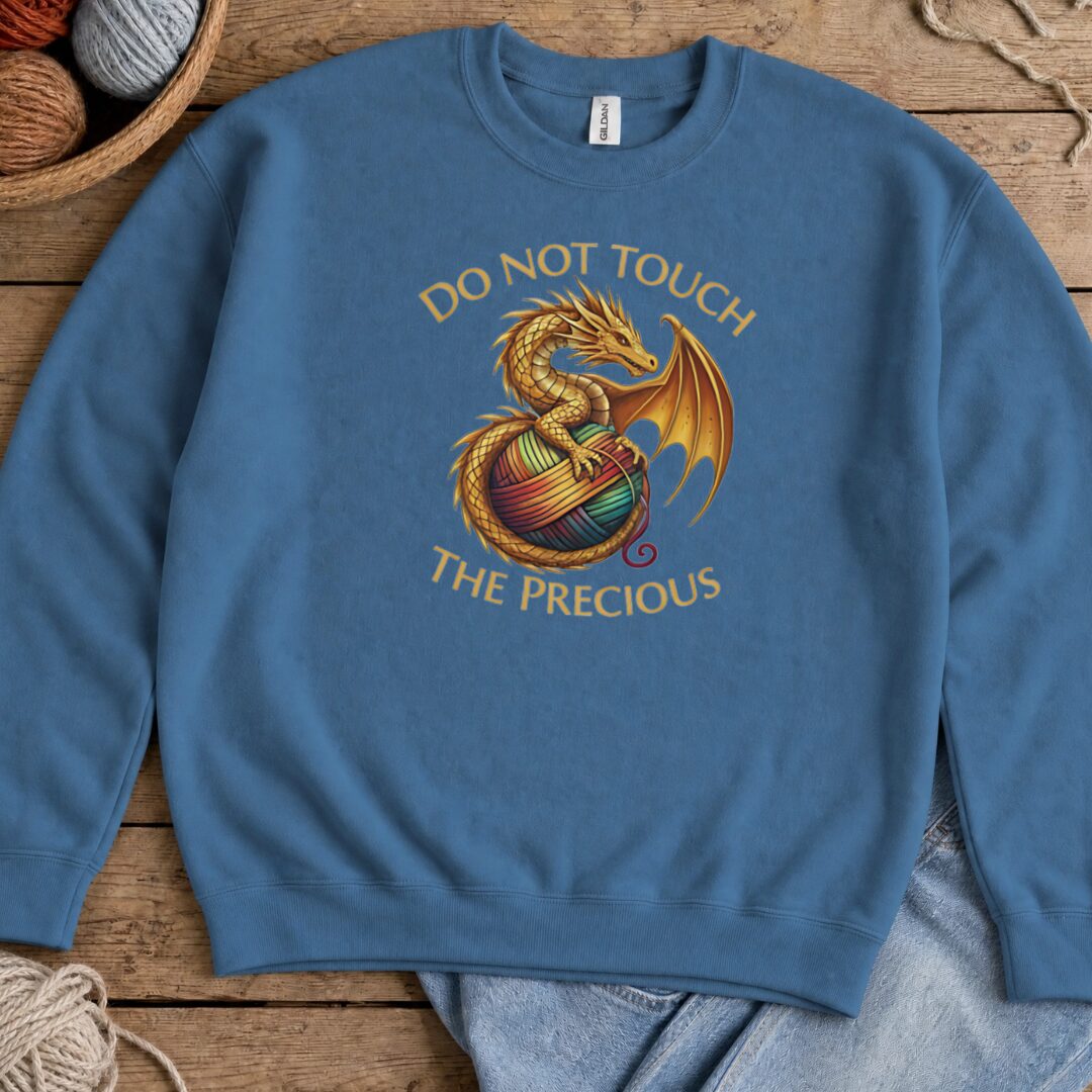 Do Not Touch Sweatshirt Indigo Blue t-shirt