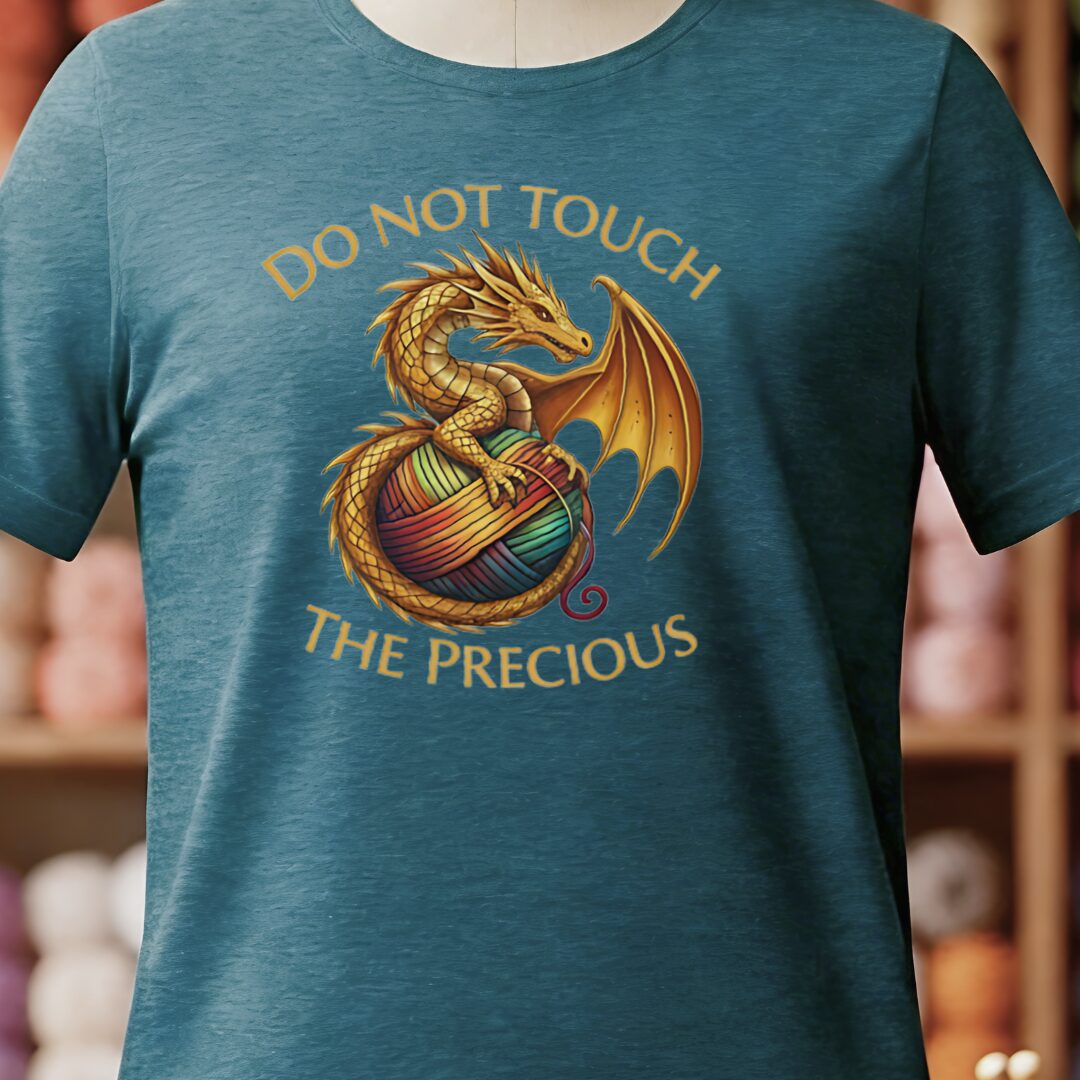 Do Not Touch T-Shirt Teal Blue t-shirt