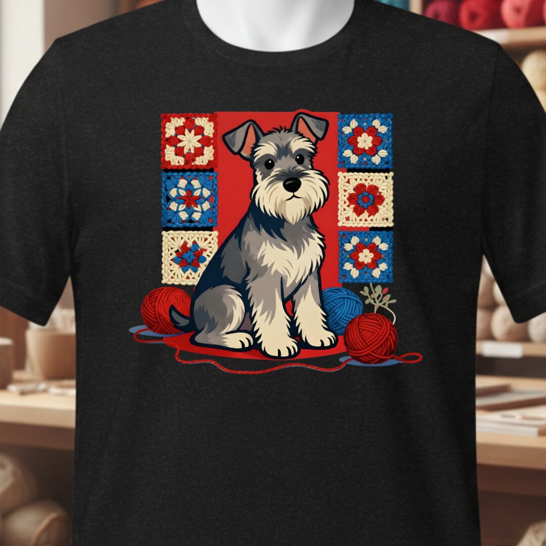 Dogs & Yarn T-Shirt Black t-shirt