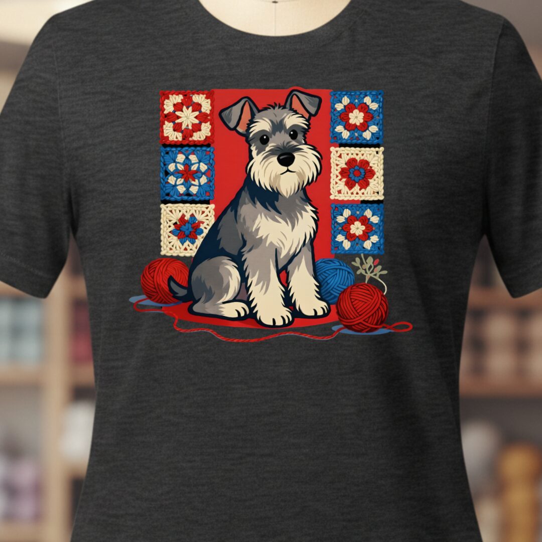 Dogs & Yarn T-Shirt Dark Grey t-shirt
