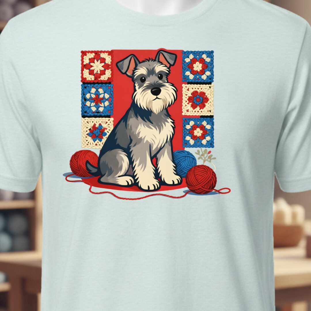 Dogs & Yarn T-Shirt Ice Blue t-shirt