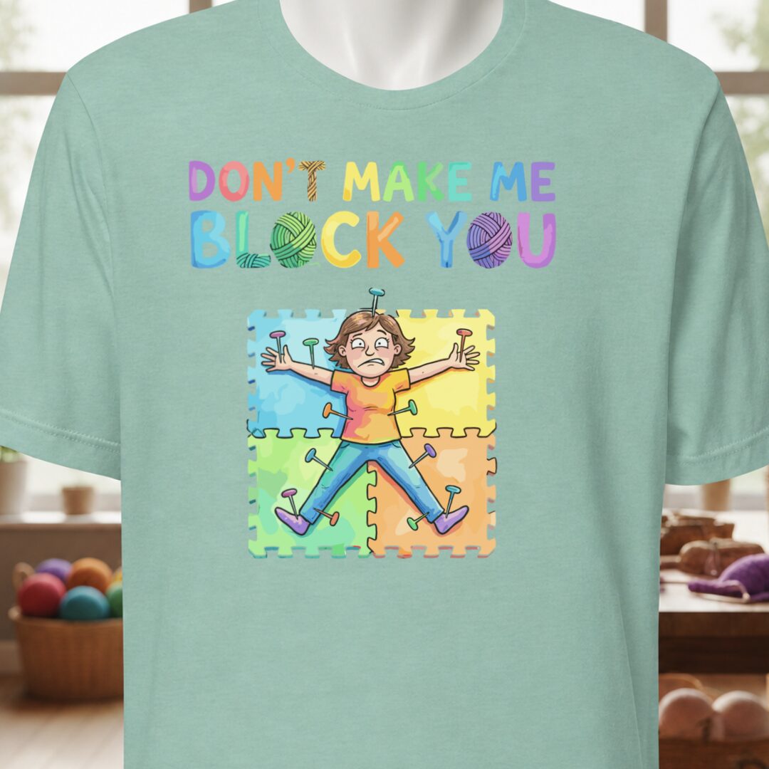Don't Make Me Block You T-Shirt Sea Breeze t-shirt