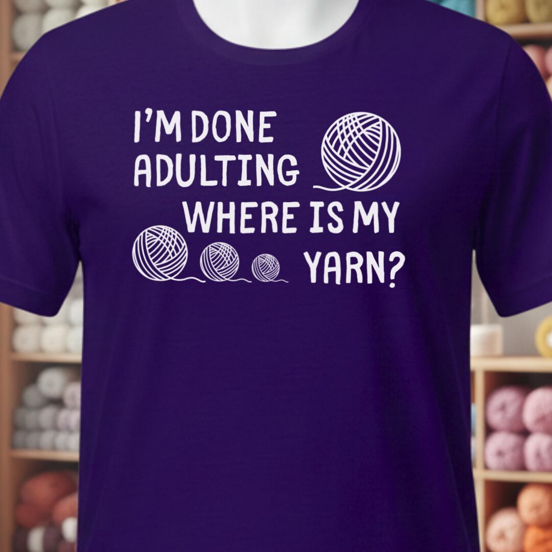 Done Adulting T-Shirt Purple t-shirt