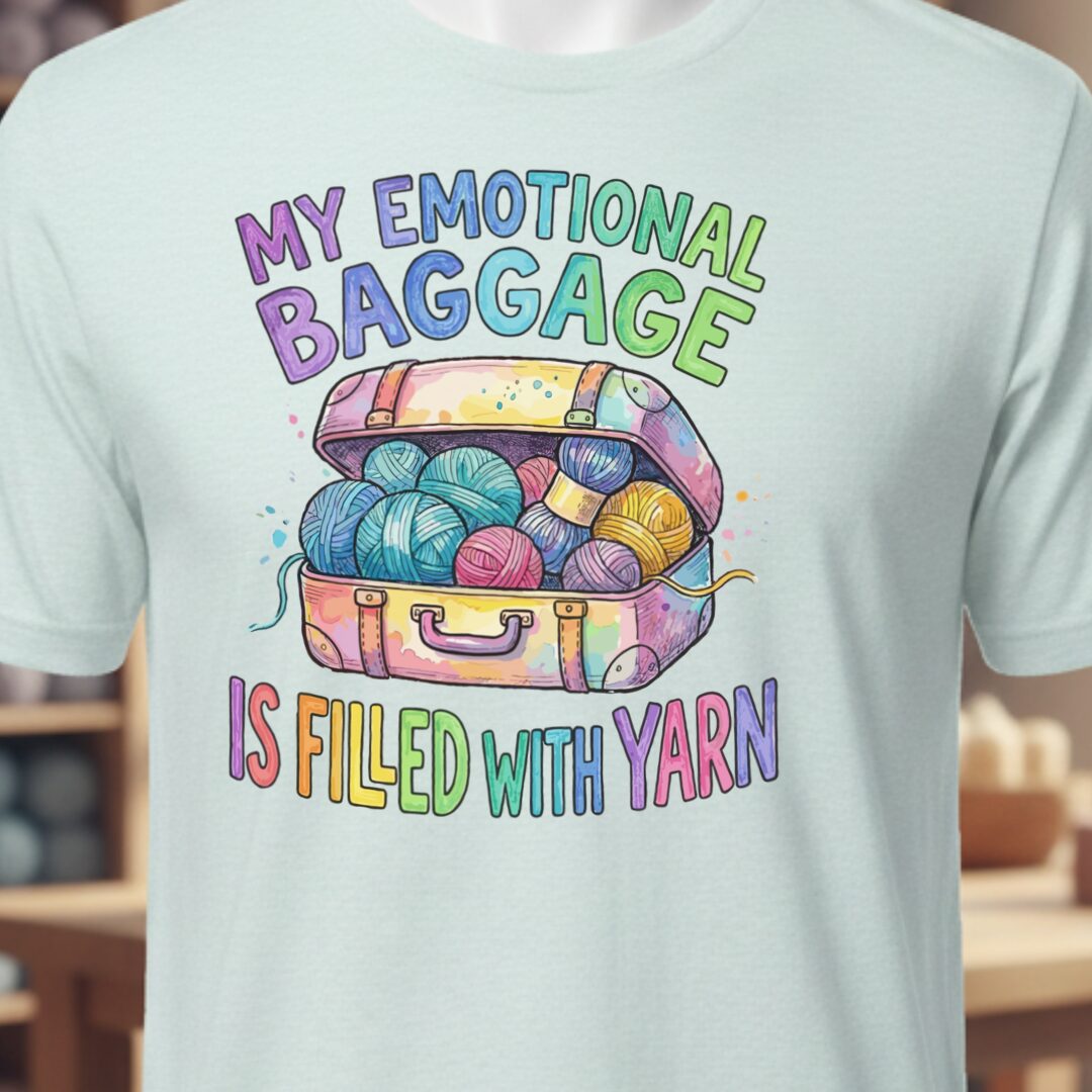 Emotional Baggage T-Shirt Ice Blue t-shirt