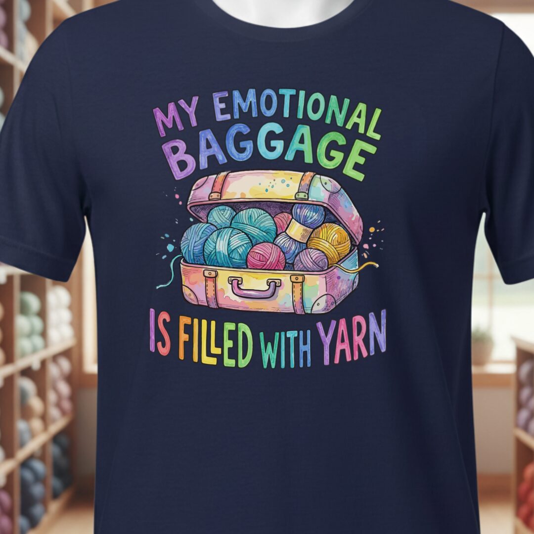 Emotional Baggage T-Shirt Navy t-shirt