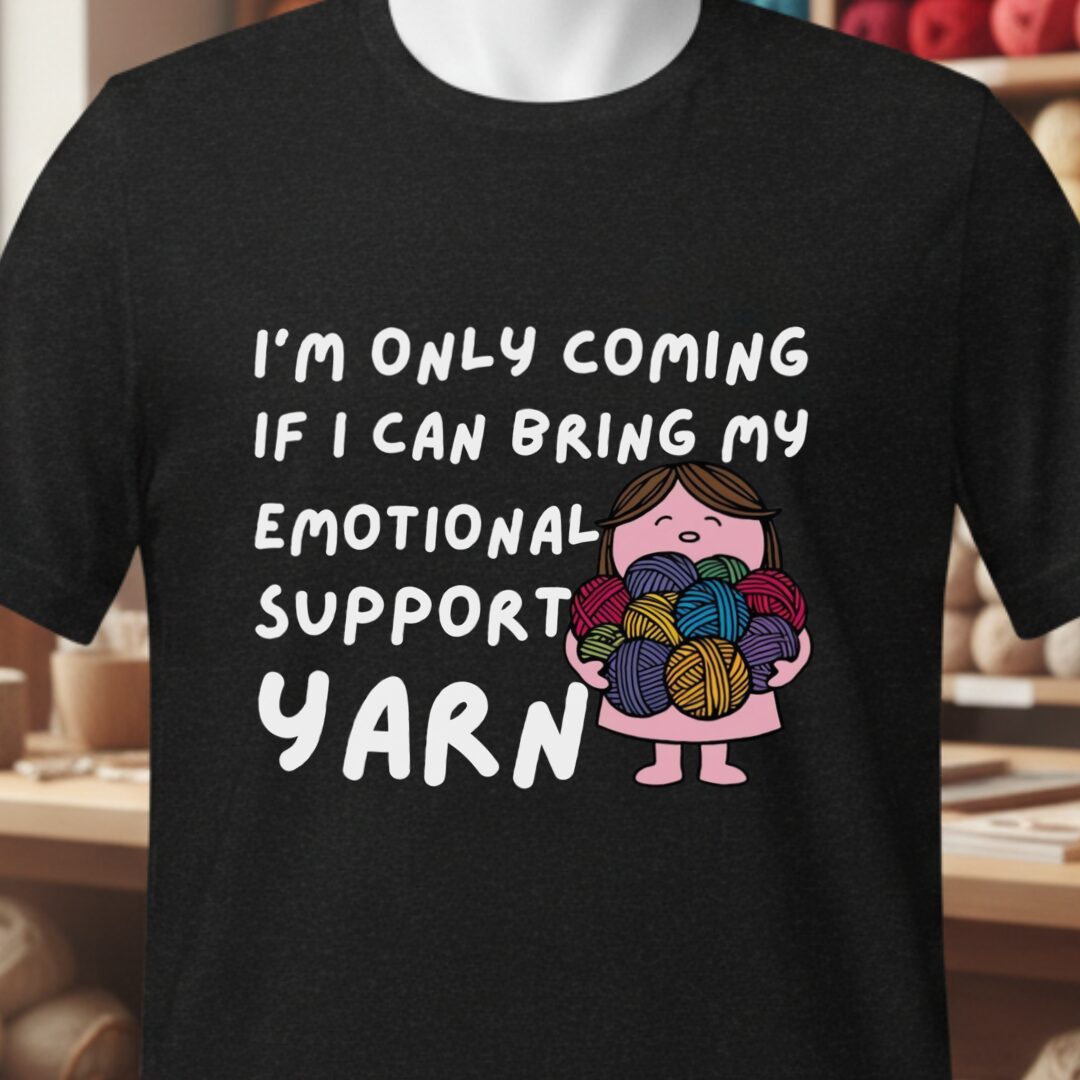Emotional Support T-Shirt Black t-shirt