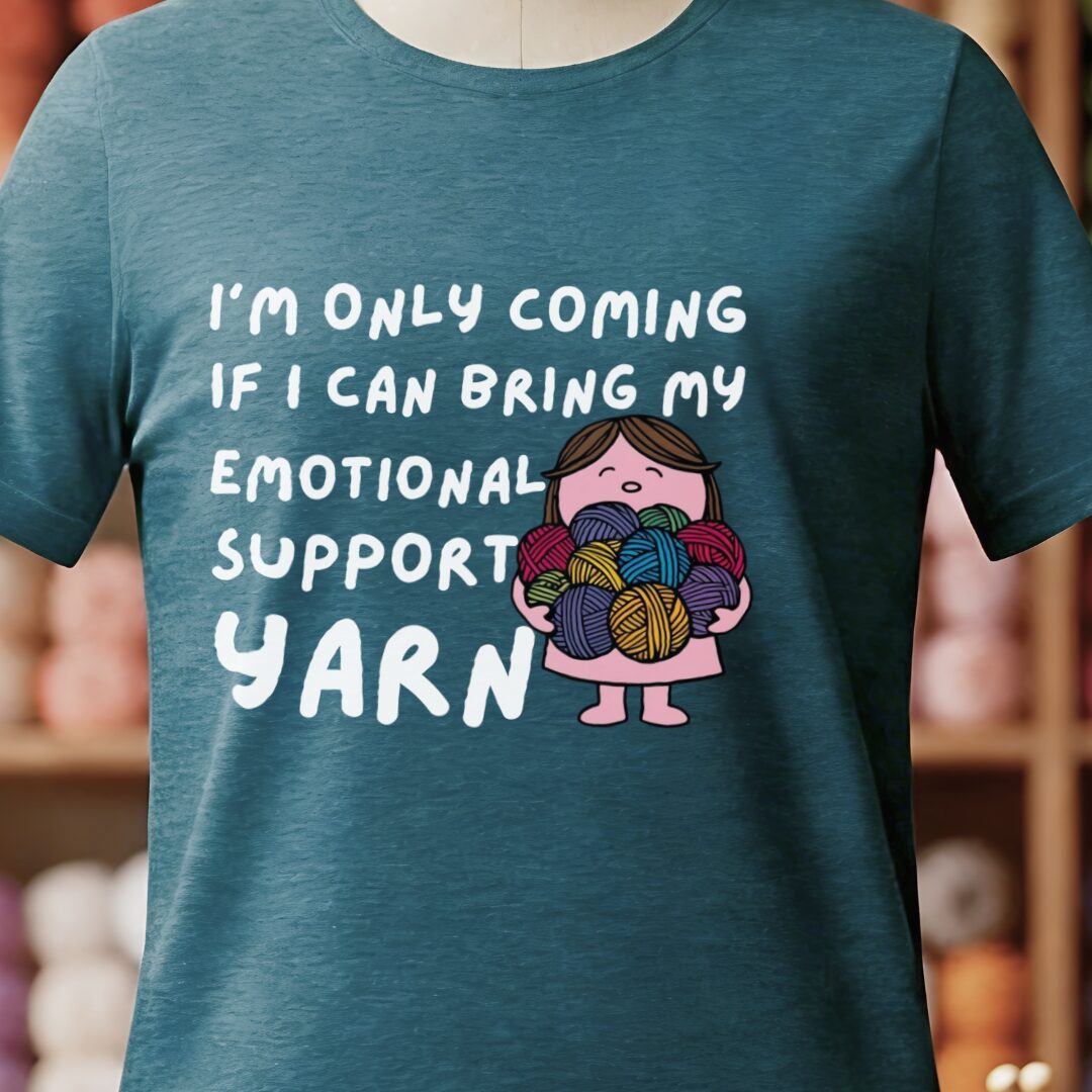 Emotional Support T-Shirt Teal Blue t-shirt