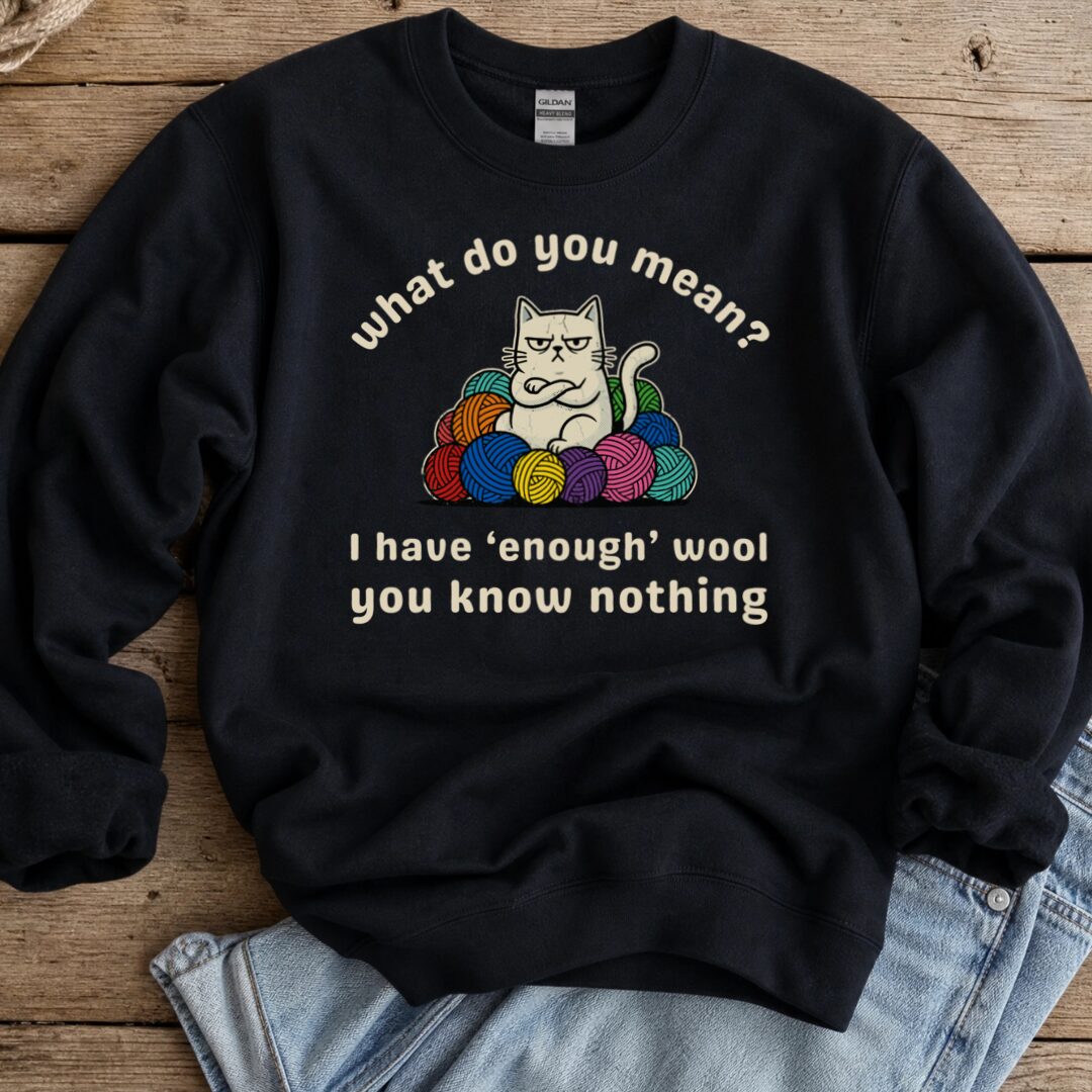 Enough Wool Black Sweatshirt.jpg